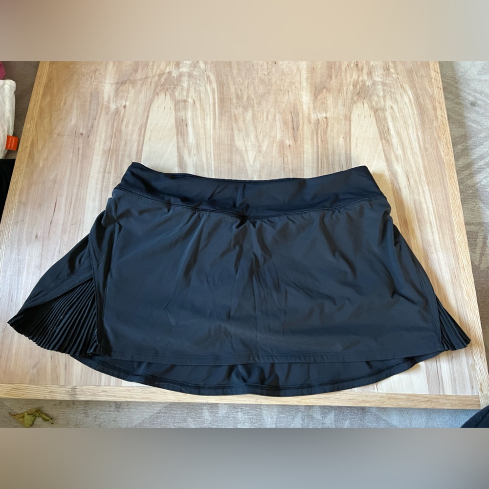 Play off the Pleats Mid Rise Skirt